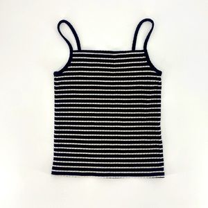 Madewell Black/Cream Stripe Cami